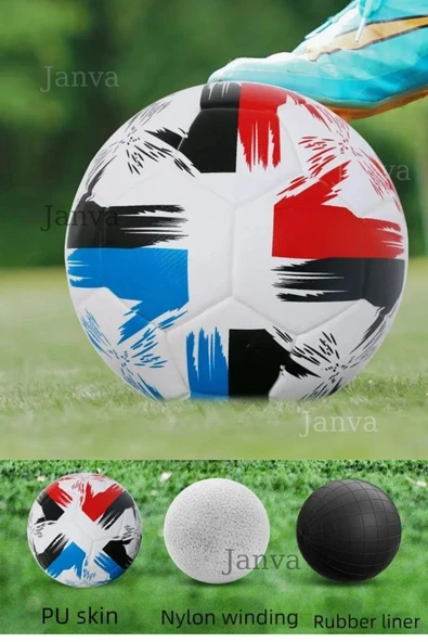 Janva Dünya Kupası Özel Tasarım Futbol Topu 400 gram Lazer Kesim Tusubasa Model ürün görseli 1