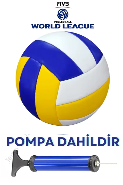 Janva Okulllar İçin Pompalı Voleybol Topu Dikişli Çocuk Genç Ve Yetişkin ürün görseli 1