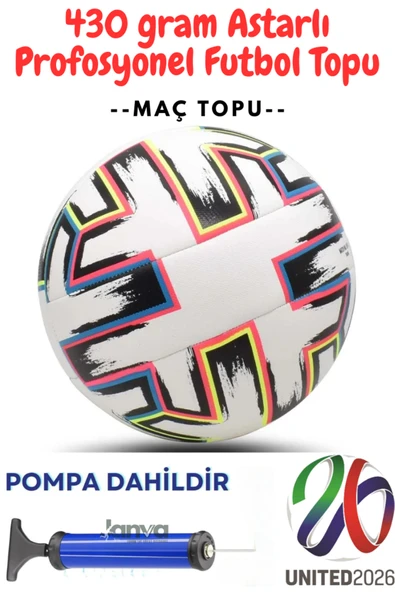 Janva 2026 Euro Futbol Topu Profosyonel Maç Topu ürün görseli 1