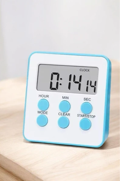 Dijital Kolay Kurulum Öğrenci Saati 24 Geri Sayım Cihazı Saat - Alarm 2 Kademeli Kronometre ürün görseli 1