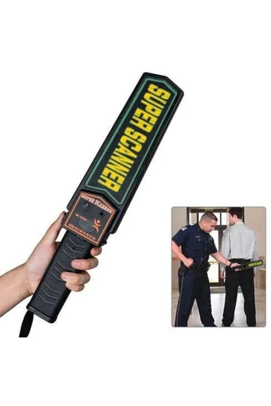 Janva Scanner Üst Arama El Dedektörü Metal Demir Bozuk Para Özel Güvenlik ürün görseli 1