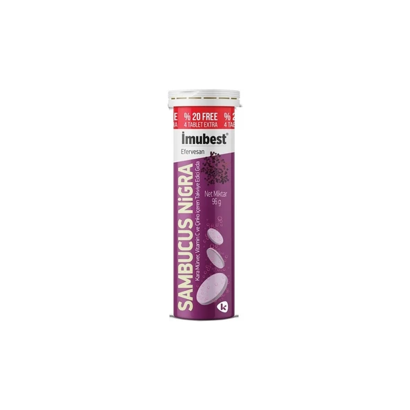 İmubest Sambucus Nigra & Vitamin C & Çinko 24 Efervesan Tablet ürün görseli 1