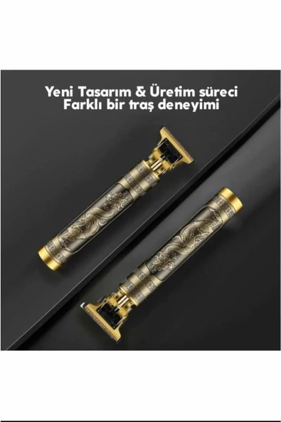 Vintage Vıntage T9 Saç Sakal T9 Tıraşmakinesi Jilet Usb Şarjlı Tıraş Makinesi ürün görseli 1