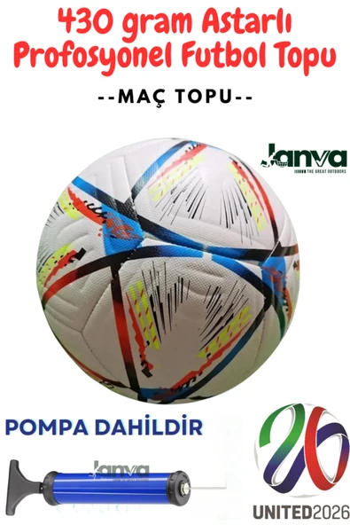 Janva 2026 Euro Futbol Topu Profosyonel Maç Topu ürün görseli 1