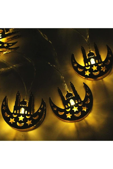 xsir Ramazan Kandili 2 Pilli Led 2 Metre Süsleme Dekor Işık ürün görseli 1