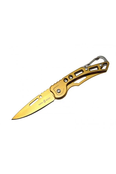 SepetinBurada Alaska Kapanabilir Komple Çelik Gold Çakı SDR-3 Gold 15 CM ürün görseli 1