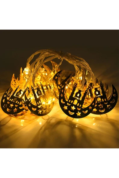 Ramazan Temalı Pilli Led Gün Işığı 2mt Model 1 Namaz Köşesi ürün görseli 1