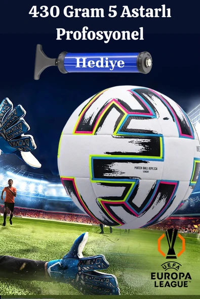 Janva Şampiyonlar Ligi Uefa 2025 Özel Tasarım Futbol Topu 429 gram Maç Ve Antreman Topu Pompa ürün görseli 1