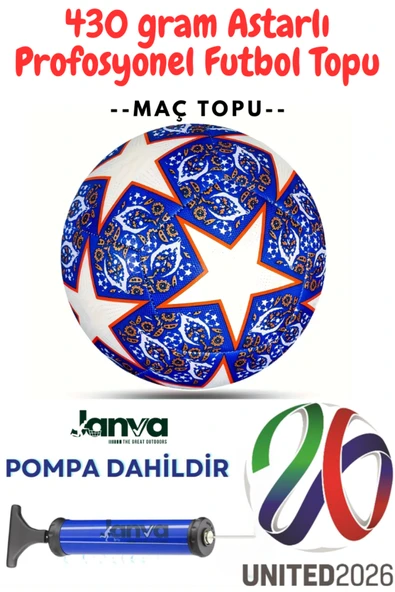 Janva 2026 Euro Futbol Topu Profosyonel Maç Topu ürün görseli 1