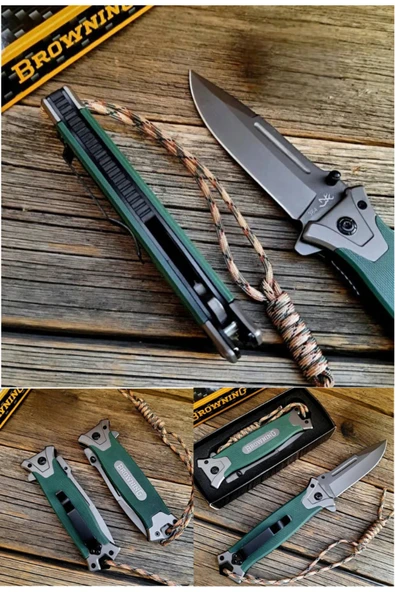Janva browning Model Haki Paracodlu Kutulu Çakı ürün görseli 1