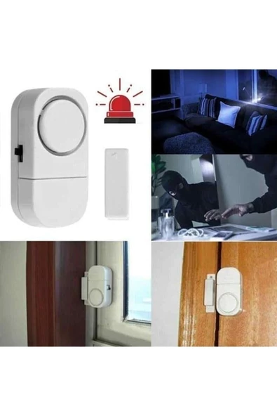 glassepet 3 Adet Pratik Kapı Pencere Alarmı Yüksek Uyarı Sesli Güvenlik ürün görseli 1