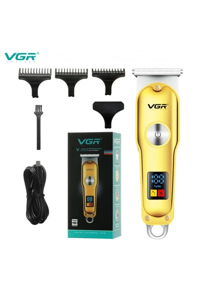 valya Vgr V-290 Saç Kesme Elektrikli Tıraş Makinesi Led Akıllı Ekran Taşınabilir Saç Kesme ürün görseli 1