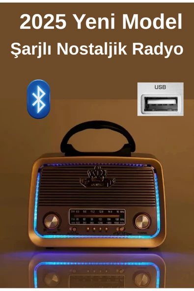 Janva Rt-301 Nostaljik Radyo Bluetooh Müzik Kutusu ürün görseli 1