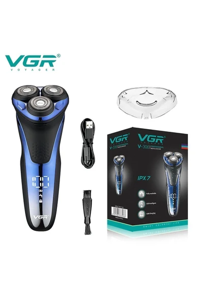 VGR V-306 Islak Ve Kuru Şarjlı Tıraş Makinesi ürün görseli 1