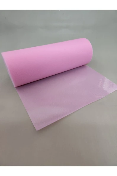 Pembe Raf Ve Dolop Içi Örtüsü - Silikonlu Kaymaz Raf Örtüsü 45cm X 500 Cm ürün görseli 1