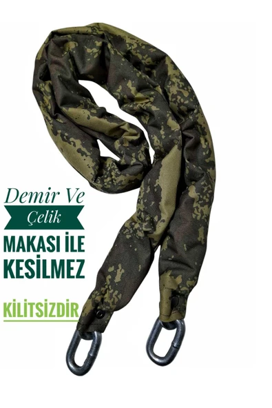 Vi Caro Strong Grade 16 mm 1 metre 50 cm Kesilmez motorsiklet Zinciri kilitsizdir ürün görseli 1