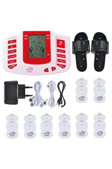 Ac-833 Ultra 16 Pedli, Terlikli Tens & Masaj Cihazı ürün görseli 1