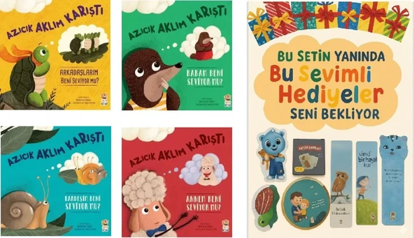 Mehmet Teber Azıcık Aklım Karıştı Seti 4 Kitap (Hediyeli) ürün görseli 1