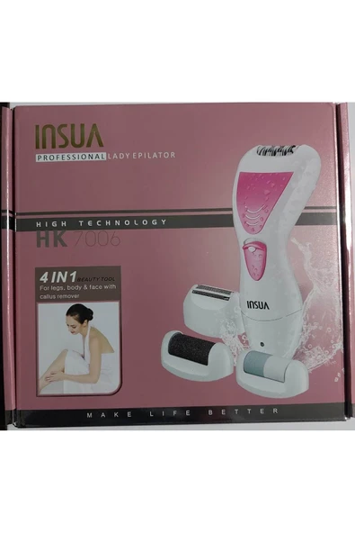 Insua LADY EPİLATÖR Professıonel 4 IN 1 BEAUTY TOOL HK 7006 ürün görseli 1
