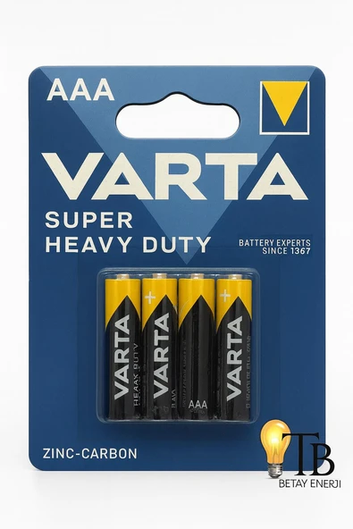 Varta AAA Super Heavy Duty (4’lü) ürün görseli 1