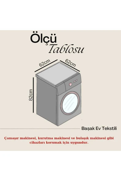 Çamaşır Makinesi Örtüsü - Resim 4