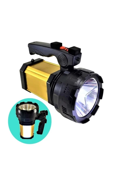 Janva Yp-8100l Prejektör 25w Led Şarjlı El Feneri Sos Ve Uzun Menzil Powerbank Usb Çıkış + Yan Aydınlatma ürün görseli 1