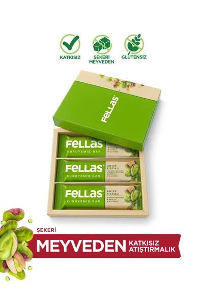 Fellas Antep Fıstıklı Kuruyemiş Bar 6'lı Deneme Kutusu ürün görseli 1