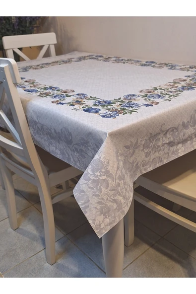 DORA PANO Elyaf Tabanlı Pvc Muşamba - Desenli Silinebilir 115 X 140 Hazır Masa Örtüsü ürün görseli 1