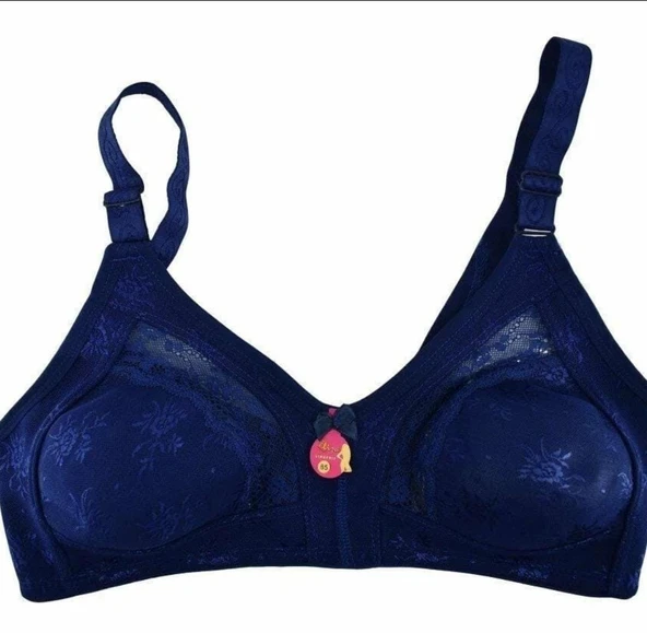 Liza 543 Yarı Dantelli Bayan Toparlayıcı Sütyen LACİVERT ürün görseli 1