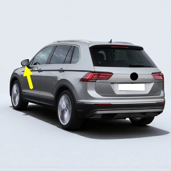 VW Tiguan 2016-2020 Sol Dış Dikiz Ayna Camı Isıtmalı 5NA857521 ürün görseli 1