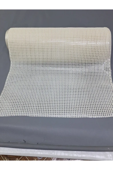 Pvc Küpür Dantel Raf Ve Dolap Örtüsü Runner  (krem) ürün görseli 1