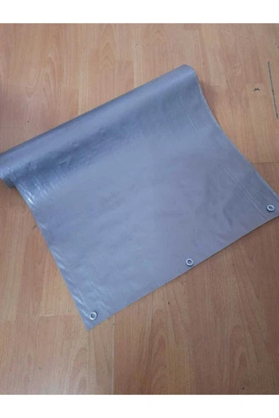 75 X 300 cm GRİ PİLSA BALKON BRANDASI(İSTEDİĞİNİZ ÖLÇÜ KADAR ADETİ ÇOĞALTABİLİRSİNİZ ) ürün görseli 1