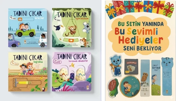 Ceren Çukadar Tadını Çıkar Seti 4 Kitap (Oyun Arkadaşım + Bağ Bahçe + Araçlar + Dinozorlar) ürün görseli 1