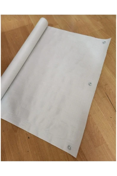 75 x 100cm Beyaz Pilsa Balkon Brandası(istediğiniz Ölçü Kadar Adeti Çoğaltabilirsiniz ) ürün görseli 1