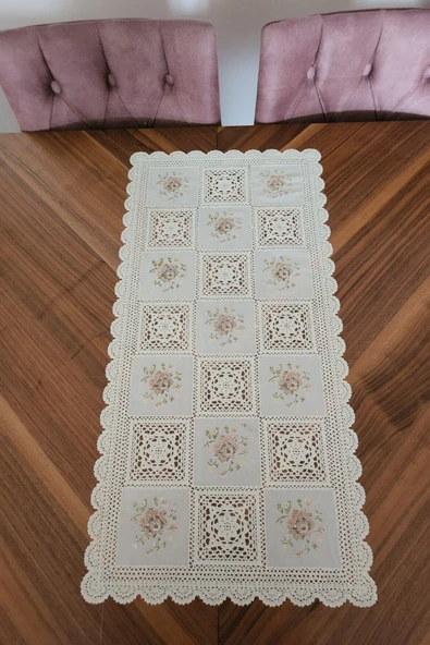 Pvc Runner Ve Sehpa Üstü Servislik 80 cm X 40 cm ürün görseli 1