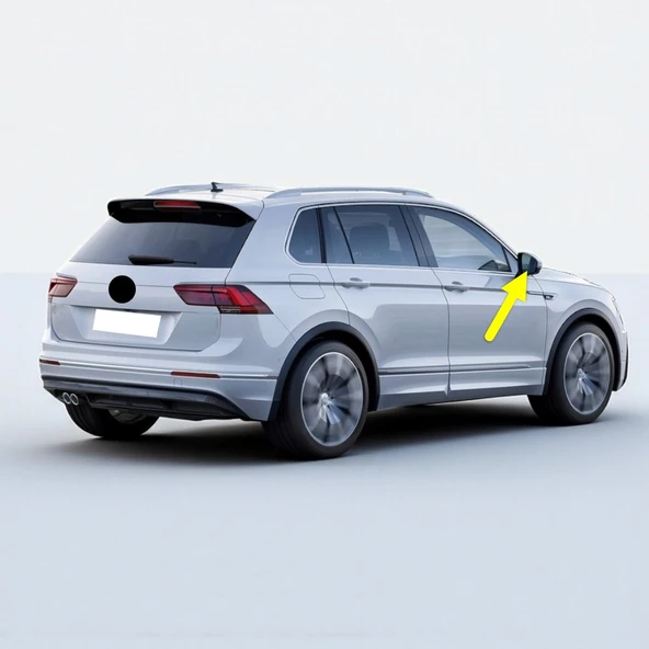 VW Tiguan 2016-2020 Sağ Dış Dikiz Ayna Camı Isıtmalı 5NA857522 ürün görseli 1