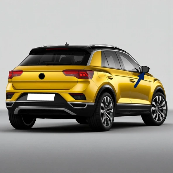 VW T-Roc 2018-2021 Sağ Dış Dikiz Ayna Camı Isıtmalı 2GA857522D ürün görseli 1