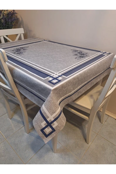 DORA PANO Elyaf Tabanlı Pvc Muşamba - Desenli Silinebilir 120 X 140 Hazır Masa Örtüsü ürün görseli 1