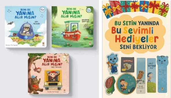 Beni de Yanına Alır Mısın Seti 3 Kitap (Beni De Yanına Alır Mısın + Uzay Yolculuğu + Araştırmak Benim İşim) ürün görseli 1