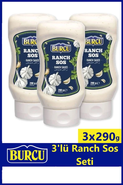 Burcu Ranch Sos 290 gr x 3 Adet ürün görseli 1