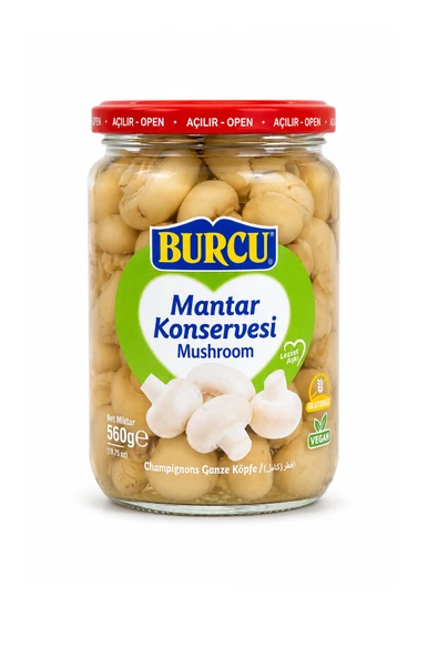Burcu Bütün Mantar Konservesi 560 gr ürün görseli 1