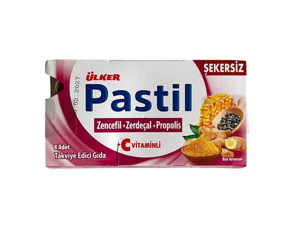 Ülker Pastil Zencefil Zerdeçal Propolis Aromalı 22,4 gr 12 Adet ürün görseli 1