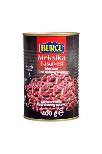 Burcu 400 gram burcu meksika fasulyesi konservesi ürün görseli 1