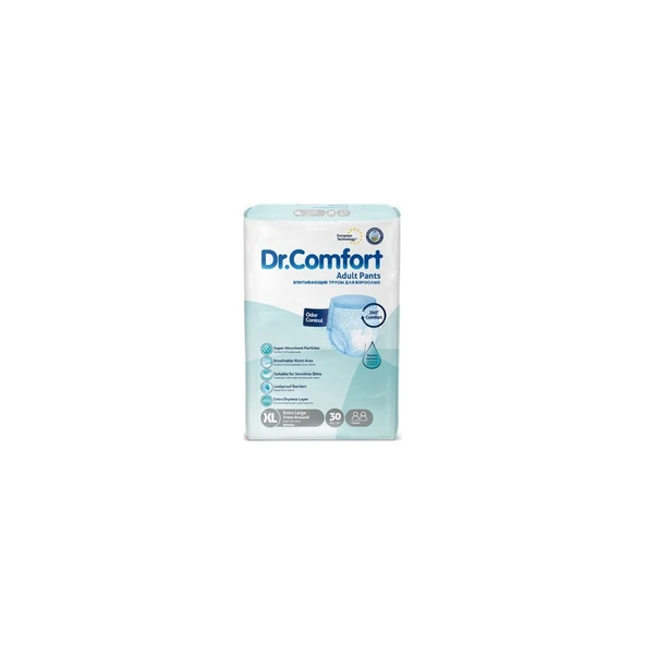 Dr. Comfort Emici Külot Hasta Bezi Xlarge Beden - 4 PAKET-(120 Adet) ürün görseli 1