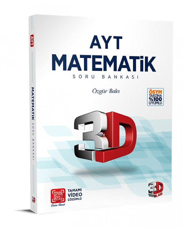 3D YAYINLARI AYT Matematik Soru Bankası ürün görseli 1