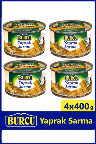Burcu Yaprak Sarma 400 gr x 4 Adet ürün görseli 1