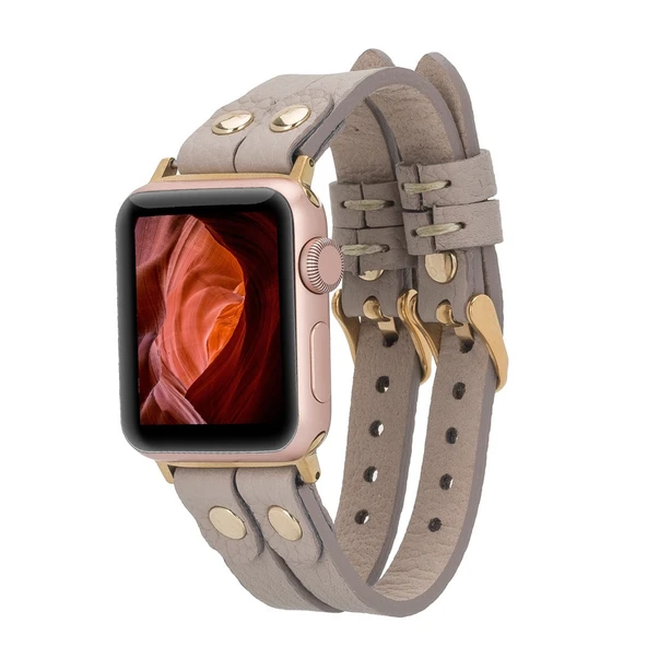 Apple Watch Uyumlu Deri Kordon Ely Double Tour GT ERC3 ürün görseli 1