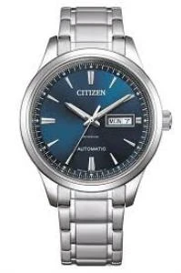 Citizen NY4058-79L Otomatik Mekanizmaya Sahip 5 ATM Suya Dayanıklı Çelik Kasa Çelik Kordon Metalik Renk Erkek Kol Saati ürün görseli 1