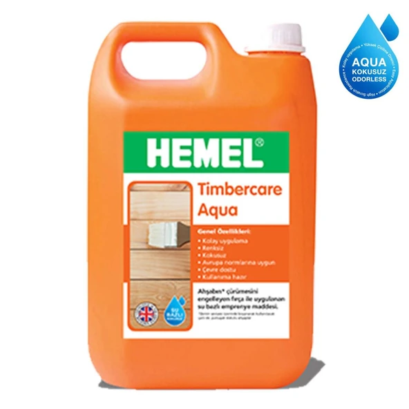 Hemel Timbercare Aqua Emprenye 5 Litre Şeffaf - Resim 2