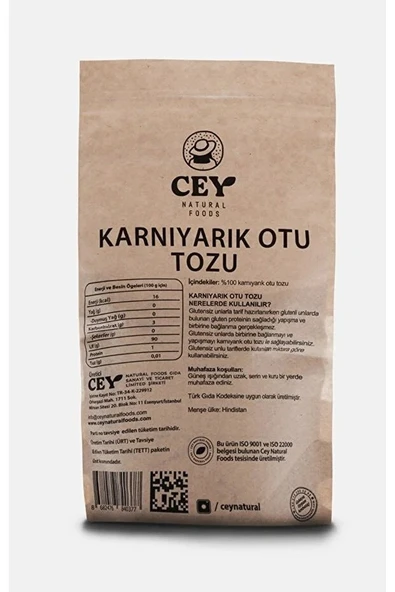 Karnıyarık Otu Tozu 250 G - Resim 2
